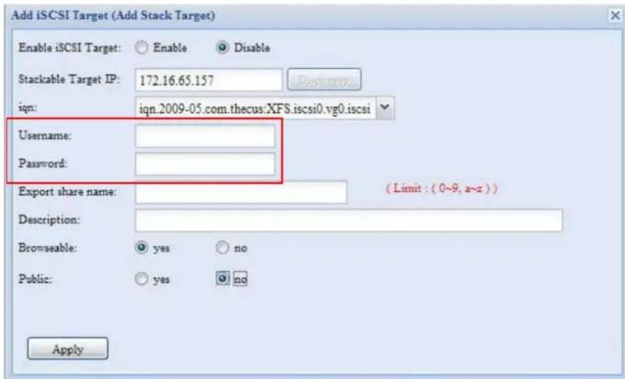 Thecus N7700 - ajouter un volume cible empilable - 2