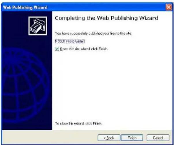Thecus N7700 - Assistant de publication de windows XP - 12