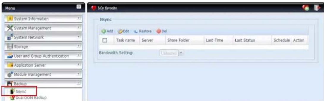 Thecus N7700 - Sauvegarde - 1
