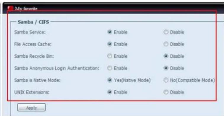 Thecus N7700 - Samba / CIFS - 2