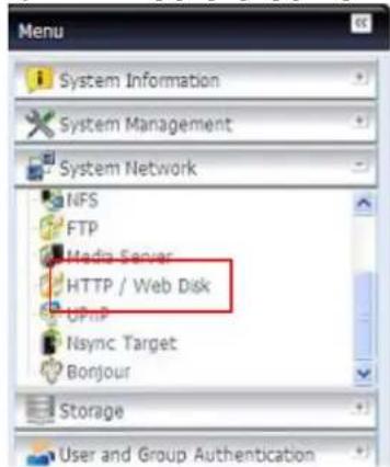 Thecus N7700 - Http/web disk - 1