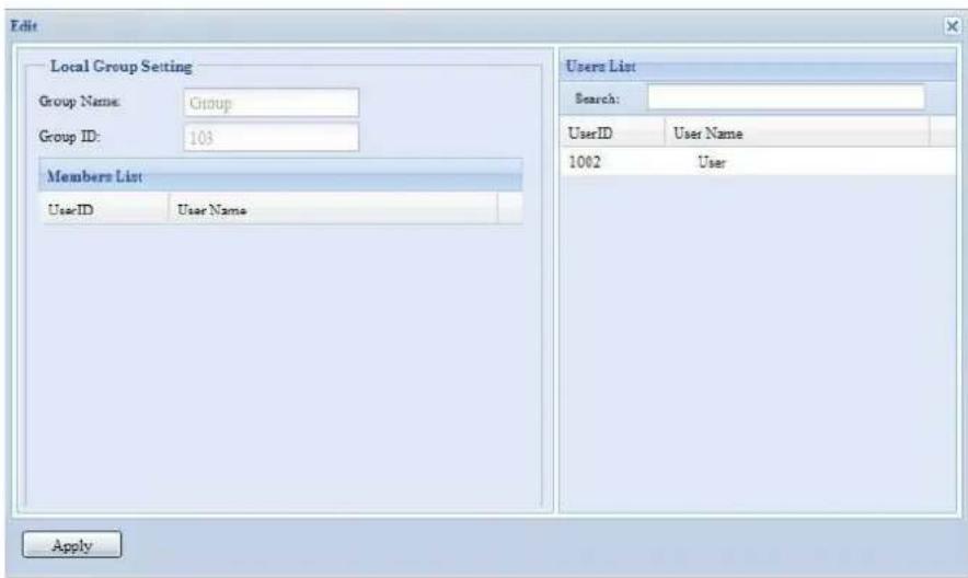 Thecus N7700 - Éditeur des groupes - 1