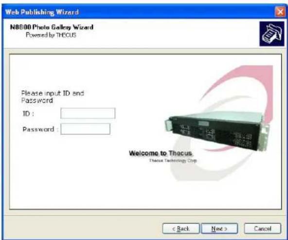 Thecus N7700 - Assistant de publication de windows XP - 8