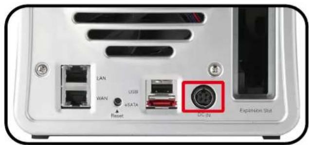 Thecus N7700 - Branchement des câbles - 2