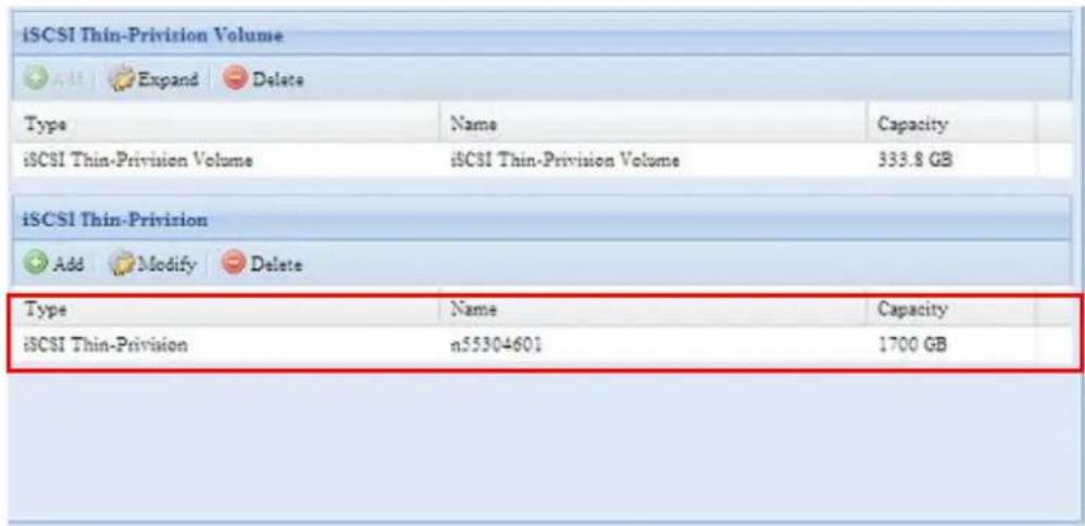 Thecus N7700 - Supprimer un volume - 10