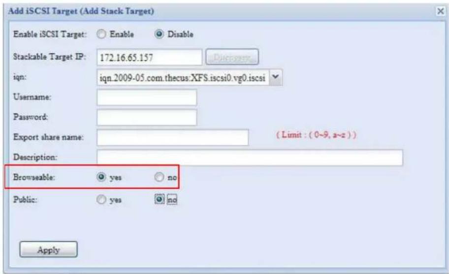 Thecus N7700 - ajouter un volume cible empilable - 5