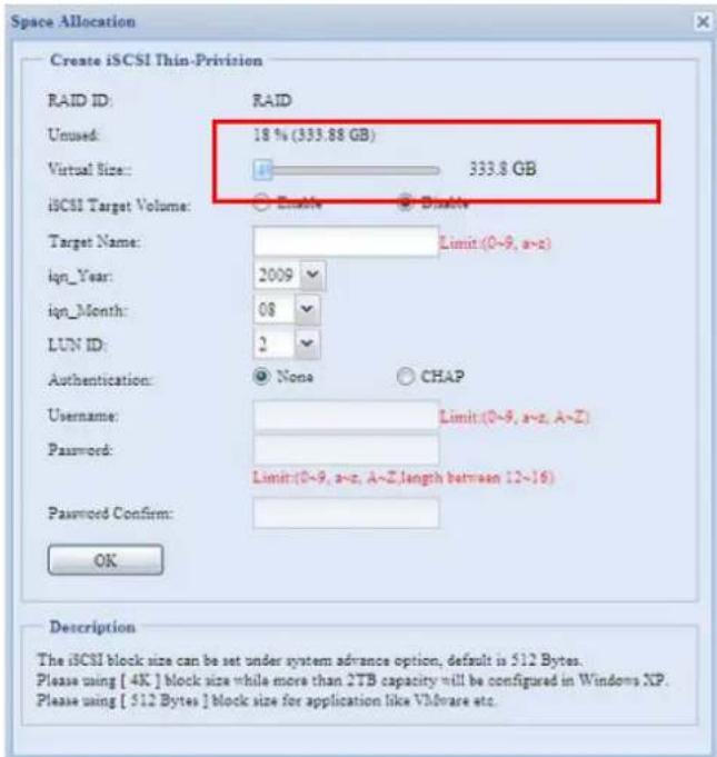 Thecus N7700 - Supprimer un volume - 9