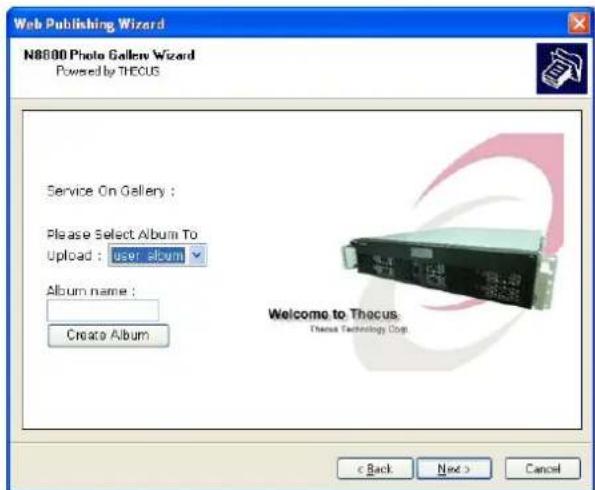Thecus N7700 - Assistant de publication de windows XP - 9