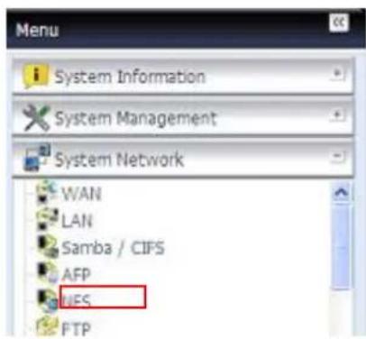 Thecus N7700 - Configuration du réseau NFS - 1