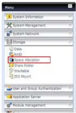 Thecus N7700 - Iscsi cible - 1