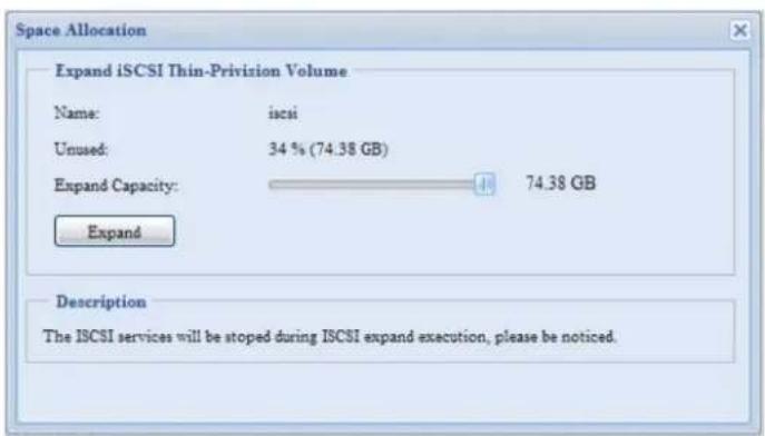 Thecus N7700 - Extension du volume - 2
