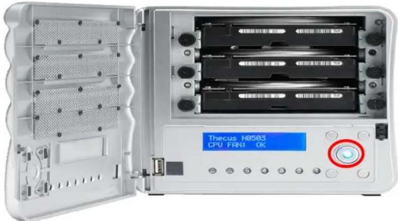 Thecus N7700 - Branchement des câbles - 3