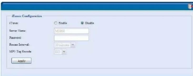 Thecus N7700 - Serveur itunes® - 2