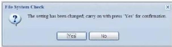 Thecus N7700 - Vérification du système de fichiers - 3