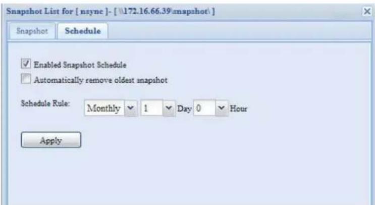 Thecus N7700PRO - Snap (configuration de cliché) - 2