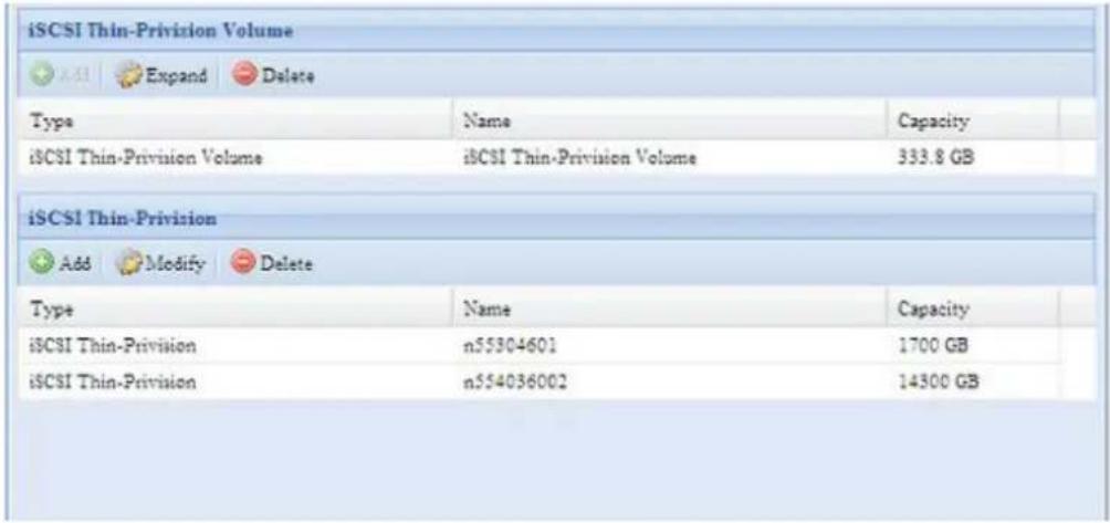Thecus N7700PRO - iSCSI Thin-Provisioning - 9