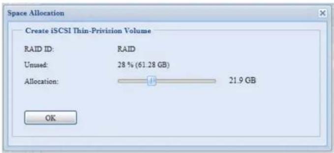 Thecus N7700PRO - iSCSI Thin-Provisioning - 2
