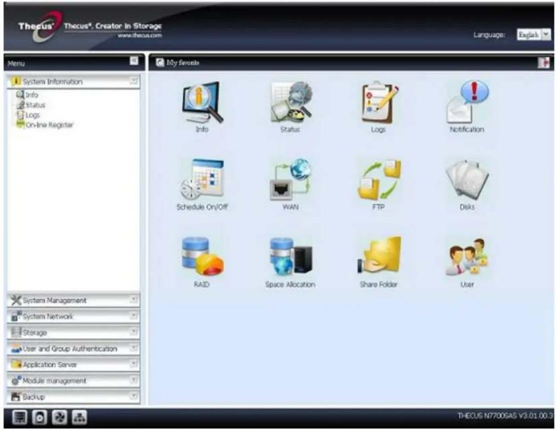 Thecus N7700PRO - Mes Favoris - 1