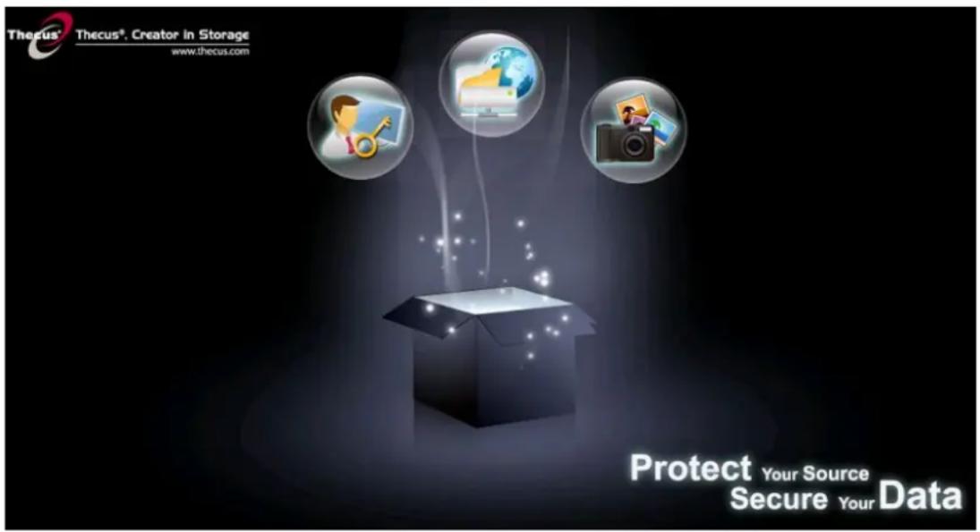 Thecus N7700PRO - Page de connexion - 1