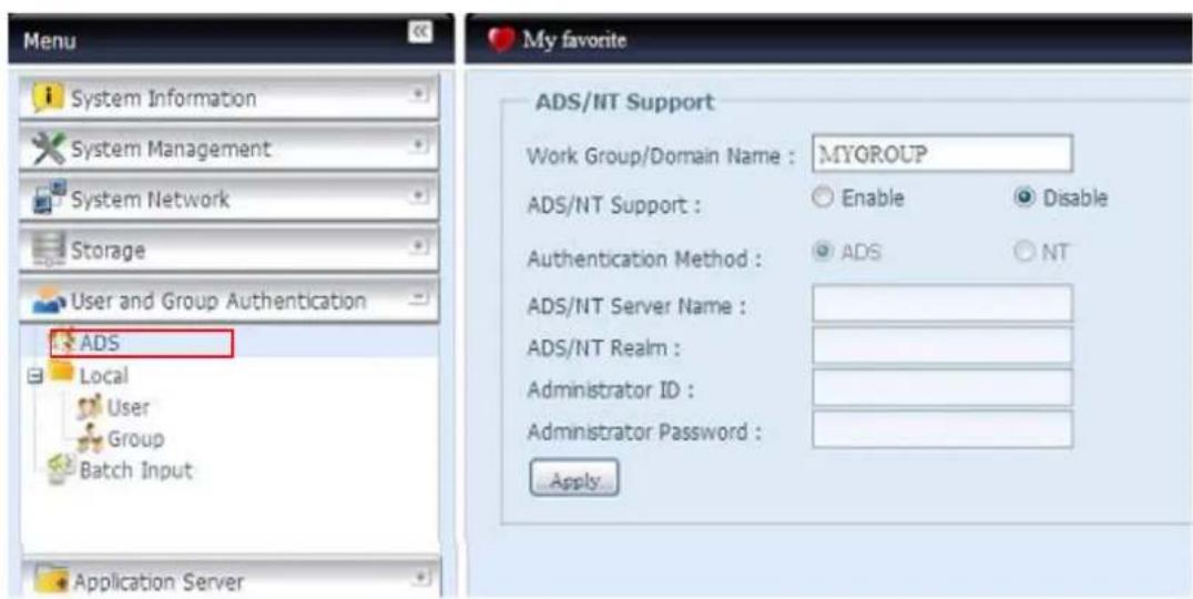 Thecus N7700PRO - Authentication des utilisateurs et des groupes - 1