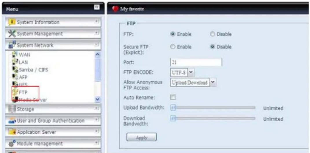 Thecus N7700PRO - FTP - 1