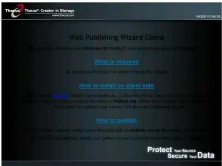 Thecus N7700PRO - Utilisation de la fonction Webdisk - 6