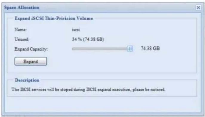 Thecus N7700PRO - Extension du volume - 2