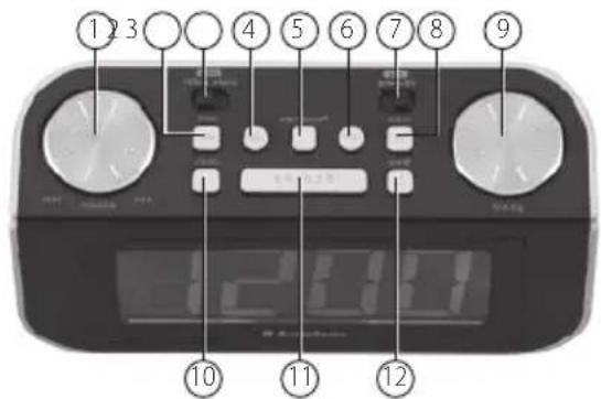 AudioSonic CL480 - Insteken/Verwisselen van de Back-Up Batterij - 1