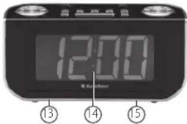 AudioSonic CL480 - LOCALIZAÇÃO DOS COMANDOS - 1