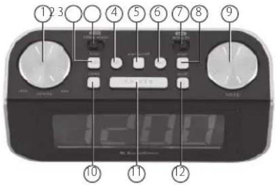 AudioSonic CL480 - Wkładanie/wymiana baterii rezerwowej - 1