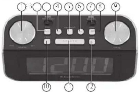AudioSonic CL480 - Inserimento/Sostituzione batterie Back-Up - 1