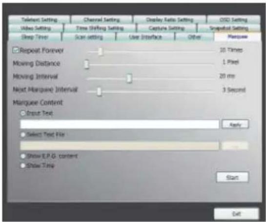 GIGABYTE U8300 - Marquee Setting - 1