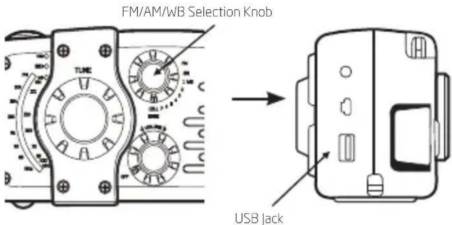 ETON FR170 - CELL PHONE DUMP CHARGING - 1