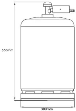 TRISTAR BQ6395 - AANSLUITING GAS - 1