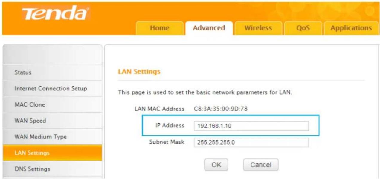 Tenda F3 - Configure the newly-added router: - 1
