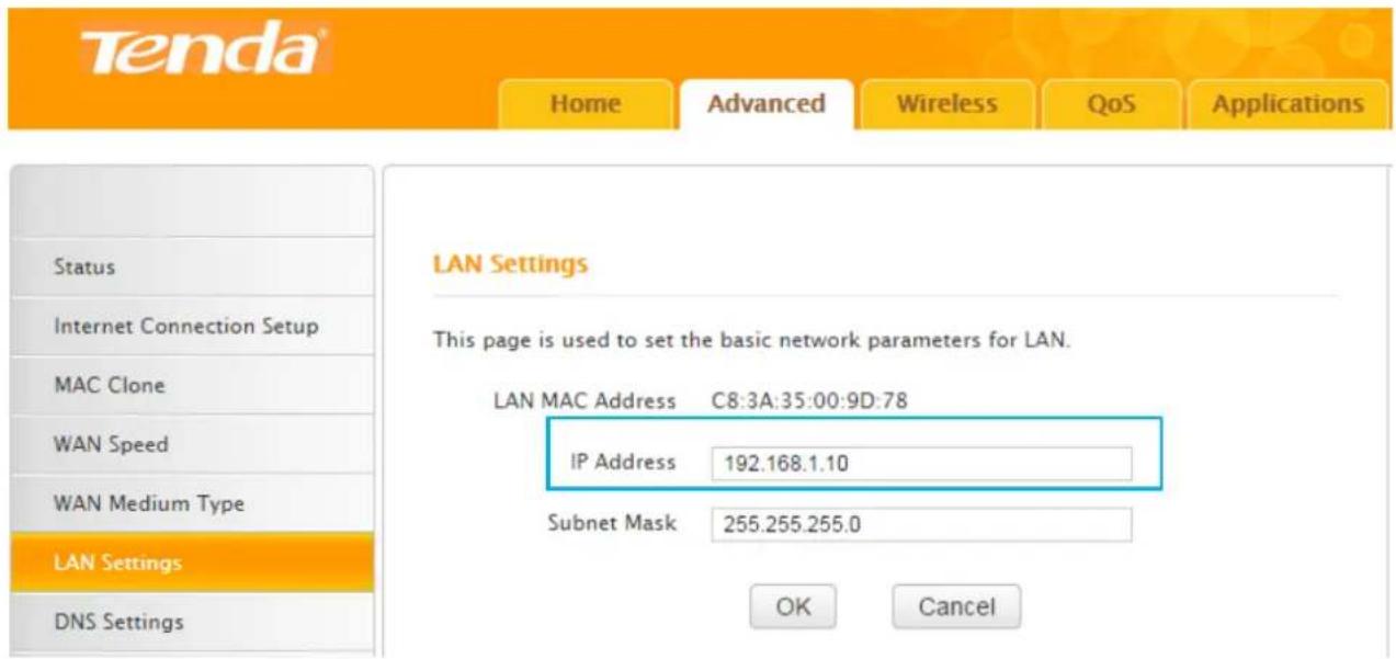 Tenda F3 - Configure the newly-added router: - 1