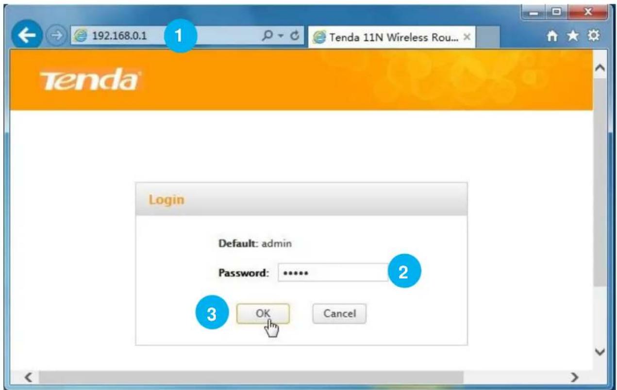 Tenda F3 - Access to the Router - 1