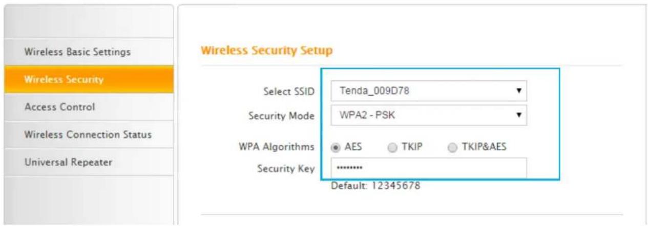 Tenda F3 - Wireless Working Mode: WDS(Repeater mode) - 4