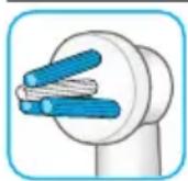 ORAL-B 7000 - Brossettes Oral-B Power Tip - 1