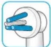 ORAL-B 7000 - Oral-B PowerTip brush head - 1