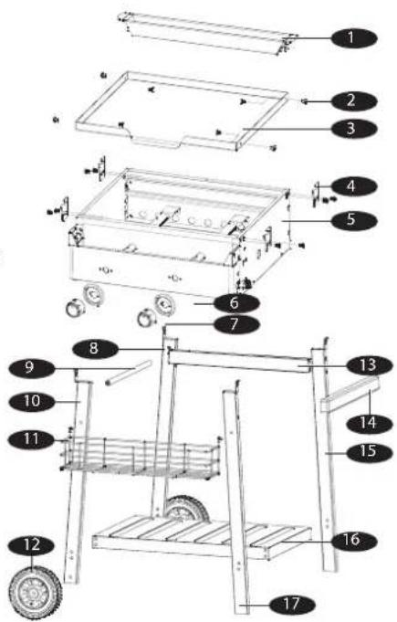 TRISTAR BQ6386F - TEILEBESCHREIBUNG - 1