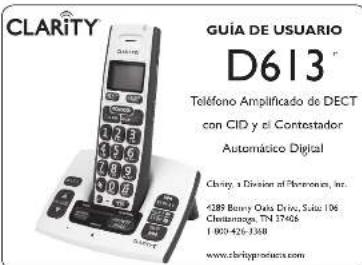 Clarity D613 - LA PARTIE RESPONSABLE DE LA CONOFRAMTE RECENTENTE - 1
