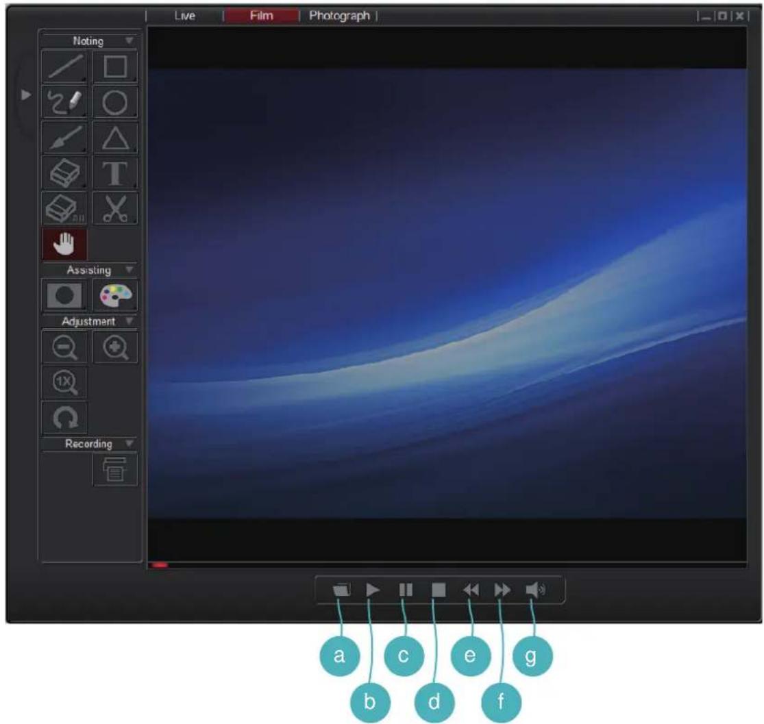 OPTOMA DC350 - There are three modes ( Live/ Film/ Photograph ) in Smart DC - 2
