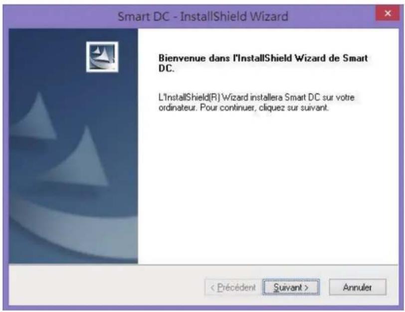 OPTOMA DC350 - Veuillez cliquer sur "next" pour poursuivre l'installation - 1