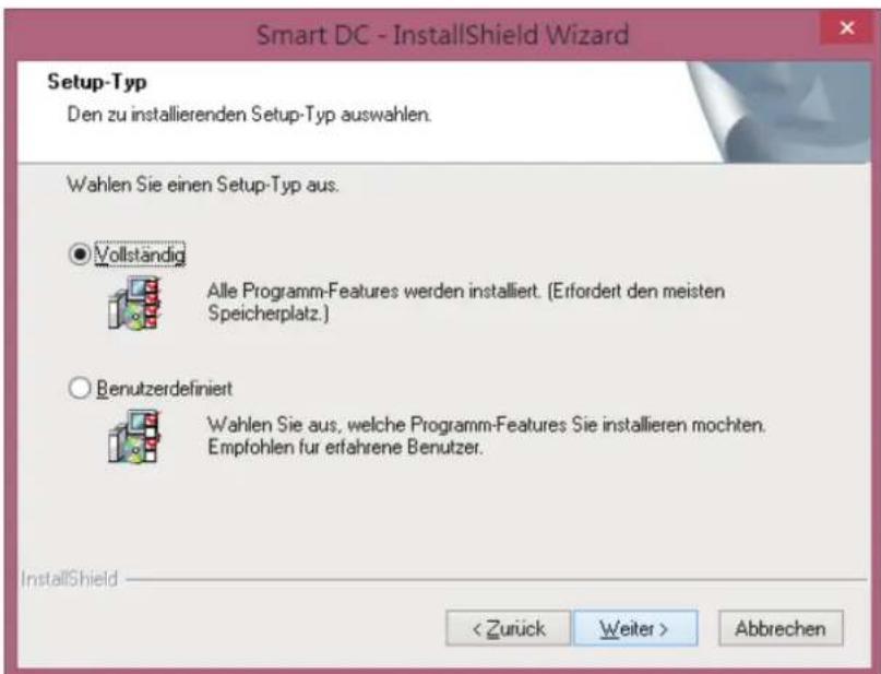 OPTOMA DC350 - Bitte wählen Sie die Installationsart "Vollständig" - 1