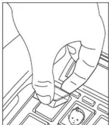 Amplicomms BIGTEL 40 PLUS - Abdeckung der Direktwahltasten entfernen - 1