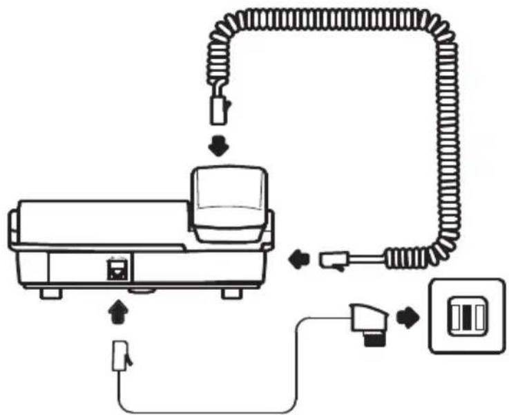 Amplicomms BIGTEL 40 PLUS - Raccorder l'appareil de base - 1