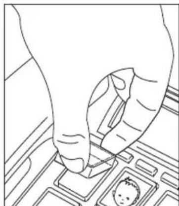 Amplicomms BIGTEL 40 PLUS - Retirer la protection des touches de sélection directe - 1
