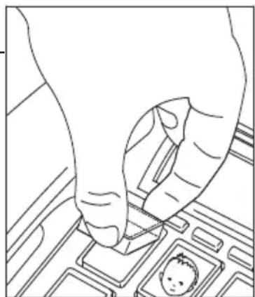 Amplicomms BIGTEL 40 PLUS - Rimuovere la copertura dei tasti di selezione diretta - 1