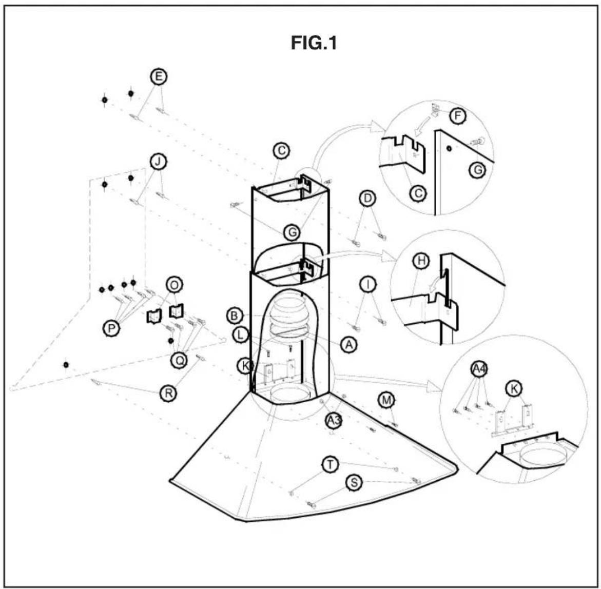 TEKA DM 70 - Filtres type 2 - fig. 3 (page 25) - 1